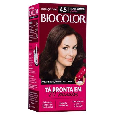 Tintura Creme Biocolor 4.5 Acaju Escuro Poderoso Mini Kit