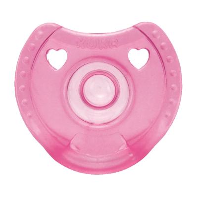 Chupeta Soft Comfort Bico Redondo Kuka Nº1 Rosa