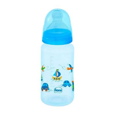 Mamadeira Fiona Orto Silicone Tamanho 2 Azul 300ml