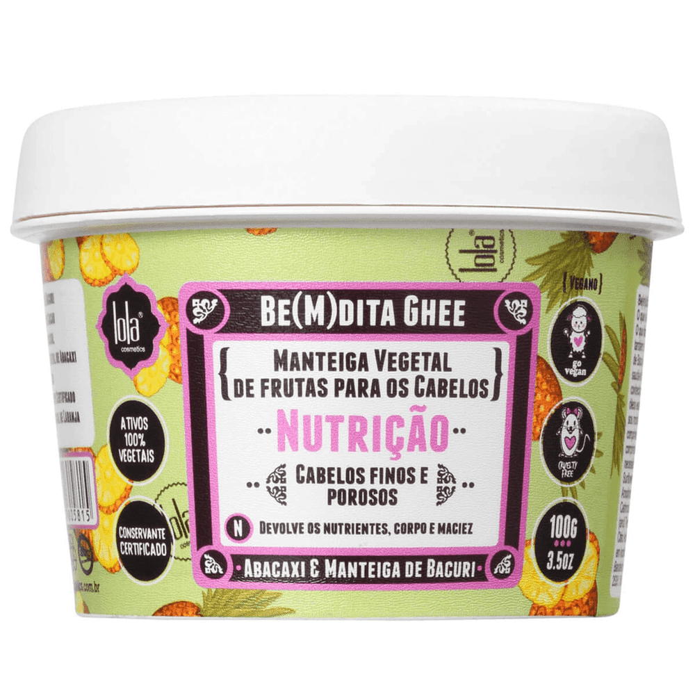 Máscara Capilar Lola Be(m)dita Ghee Nutrição Abacaxi 100g - 1
