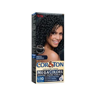 Tintura Creme Cor&Ton 1.110 Preto Ônix