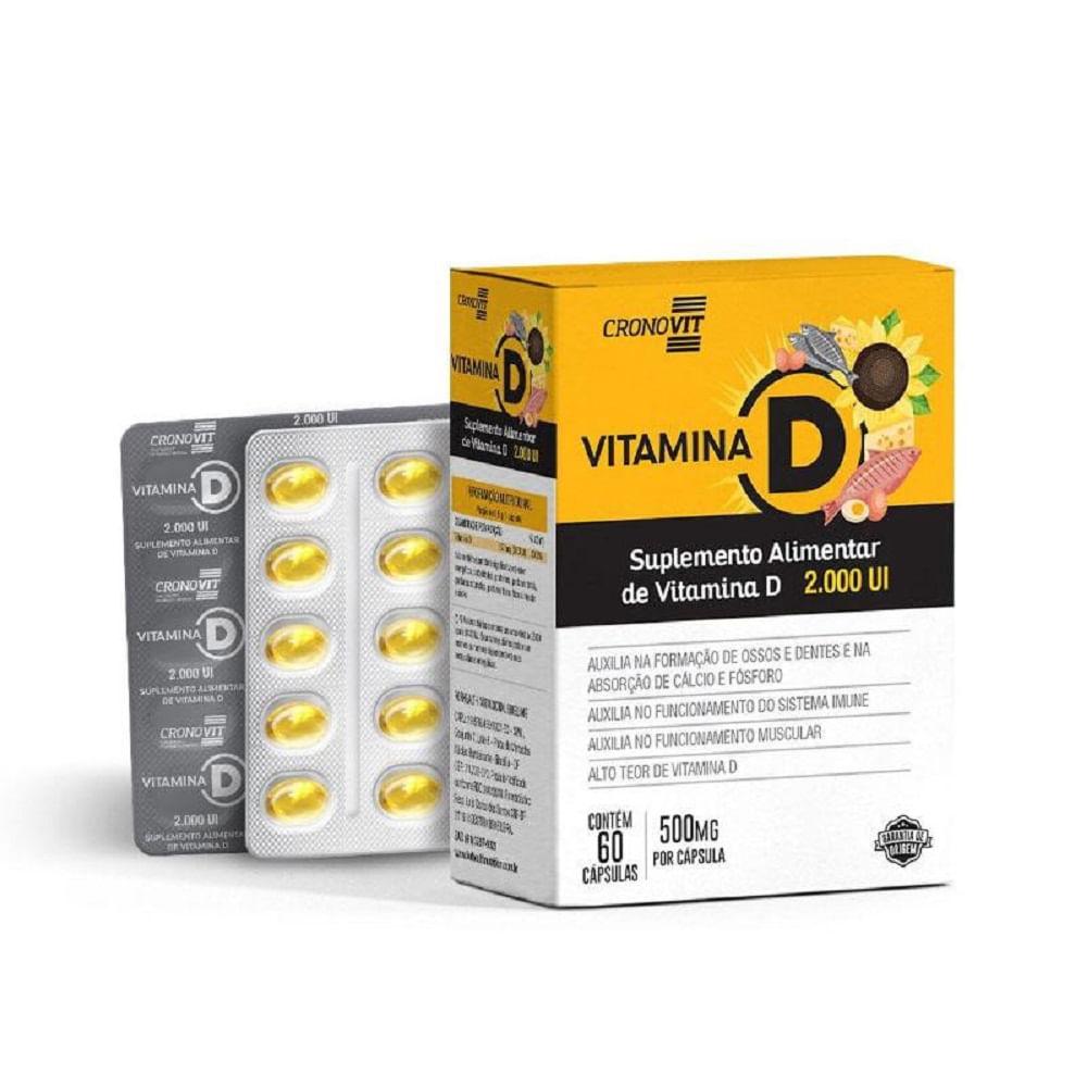 Cronovit Vitamina d 2000ui 60cps - 1