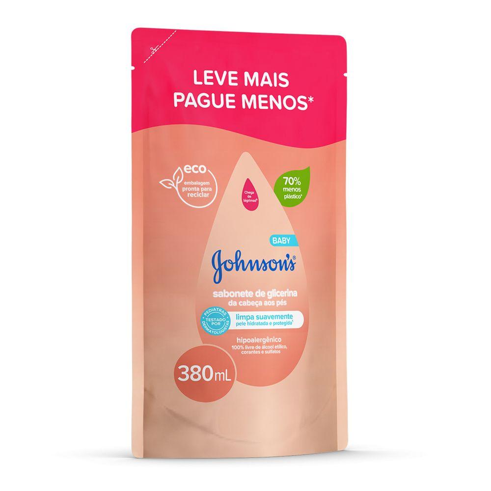 Sabonete Liquido Johnson's Baby Glicerina Refil 380ml - 5