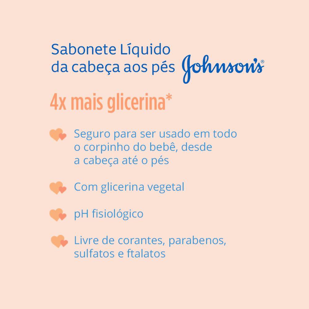 Sabonete Liquido Johnson's Baby Glicerina Refil 380ml - 6