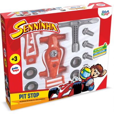Brinquedo Pit Stop Senninha Pakitoys