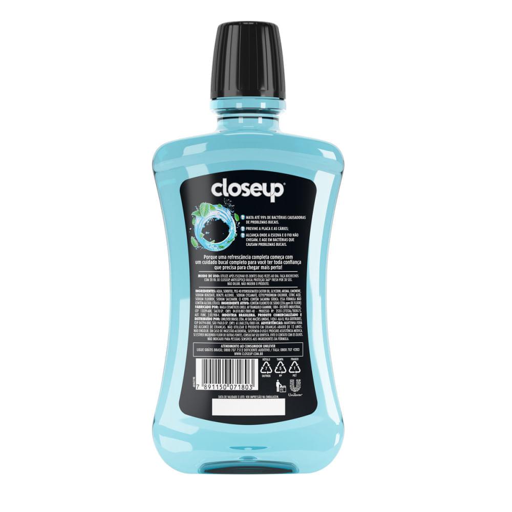 Antisséptico Bucal Closeup Ice sem Álcool 500ml - 3
