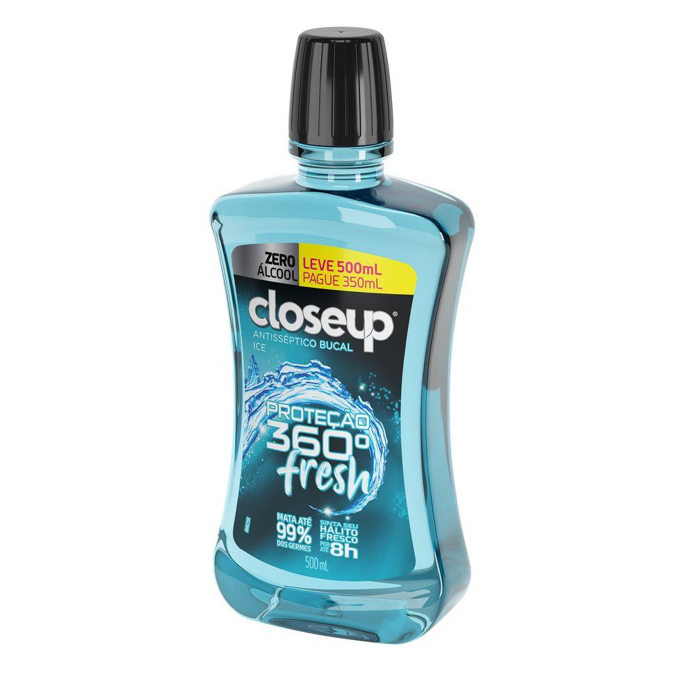 Antisséptico Bucal Closeup Ice sem Álcool 500ml - 6