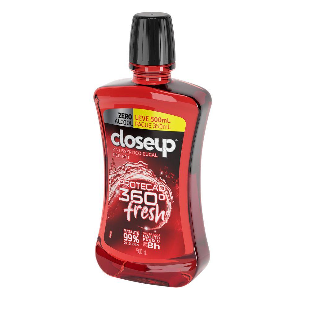 Antisséptico Bucal Closeup Red Hot sem Álcool 500ml - 6