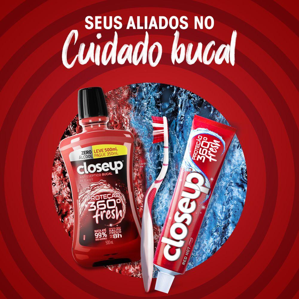 Antisséptico Bucal Closeup Red Hot sem Álcool 500ml - 7