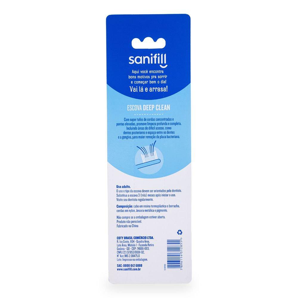 Escova de Dente Sanifill Deep Clean Macia - 5