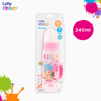 Mamadeira Lolly Tip Silicone Ortodôntico Rosa Sortida 240ml - 1