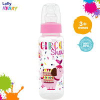 Mamadeira Lolly Tip Silicone Ortodôntico Rosa Sortida 240ml - 2