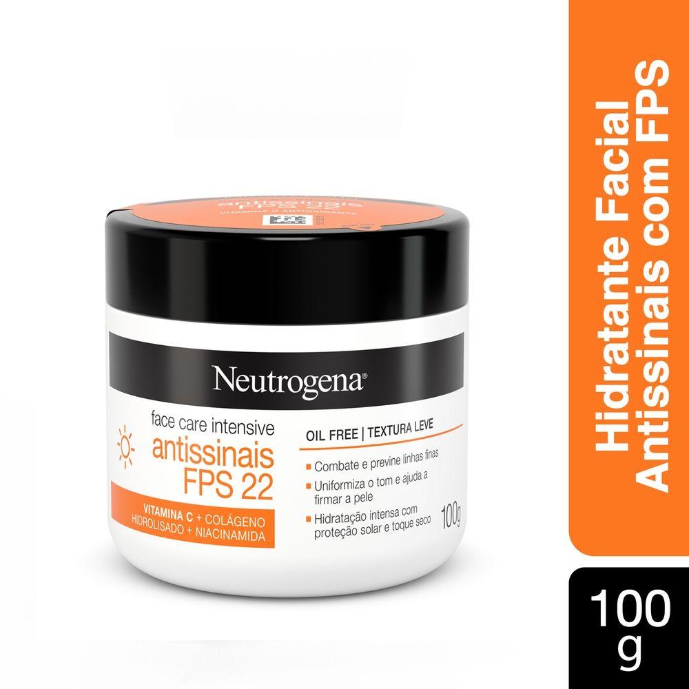 Neutrogena Face Care Antissinais Intensive FPS22 100g - 1