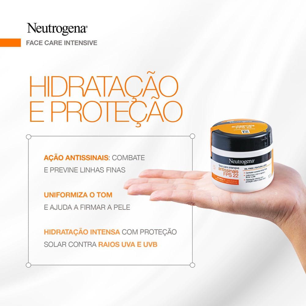 Neutrogena Face Care Antissinais Intensive FPS22 100g - 3