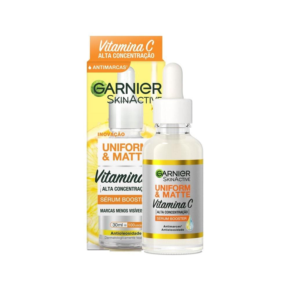 Sérum Facial Garnier Uniforme & Matte Vitamina C 30ml - 1