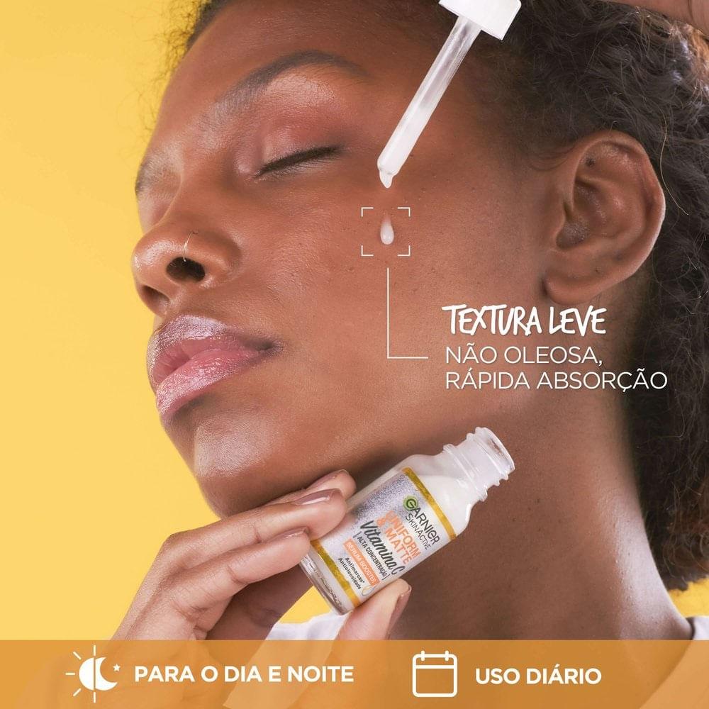 Sérum Facial Garnier Uniforme & Matte Vitamina C 30ml - 5