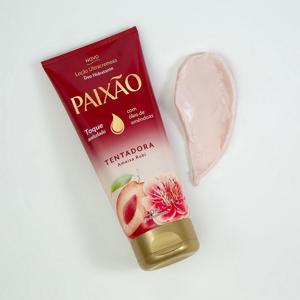 Loção Hidratante Paixão Tentadora Ultra Cremosa Ameixa Rubi 200ml - 4
