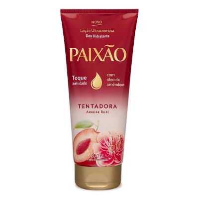 Loção Hidratante Paixão Tentadora Ultra Cremosa Ameixa Rubi 200ml
