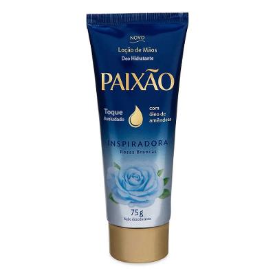 Loção de Mãos Deo Hidratante Paixão Inspiradora Rosas Brancas 75g