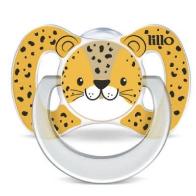 Chupeta Lillo Funny Animais Onça Silicone Tamanho 2