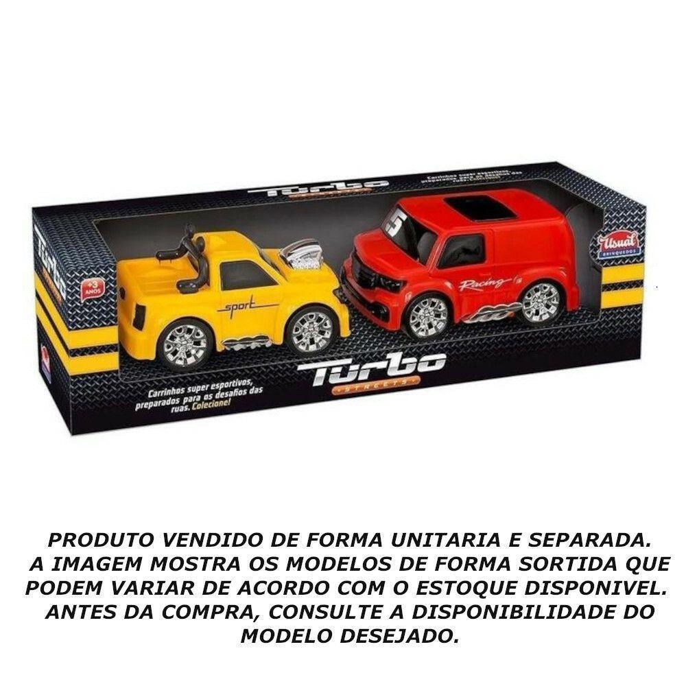 Brinquedo Carrinho Usual Turbo Street Duplo X - 5