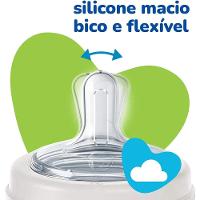 Kit Mamadeiras Lillo Evolution Primeiros Passos Azul 50ml+120ml+260ml - 5