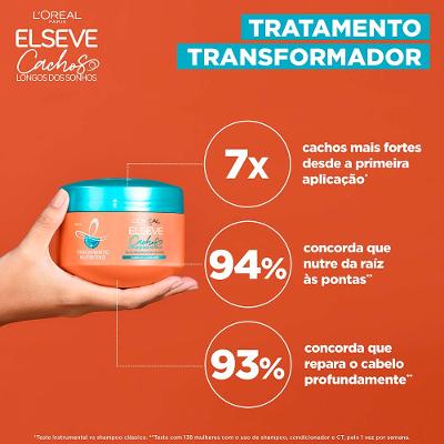Creme de Tratamento L'Oréal Paris Elseve Cachos Longos dos Sonhos, 300ml