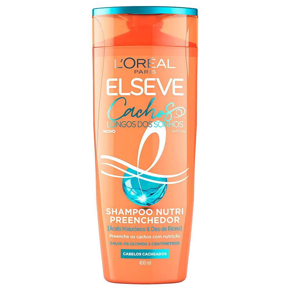 Shampoo Nutri Preenchedor Loreal Paris Elseve Cachos Longos dos Sonhos 400ml - 1