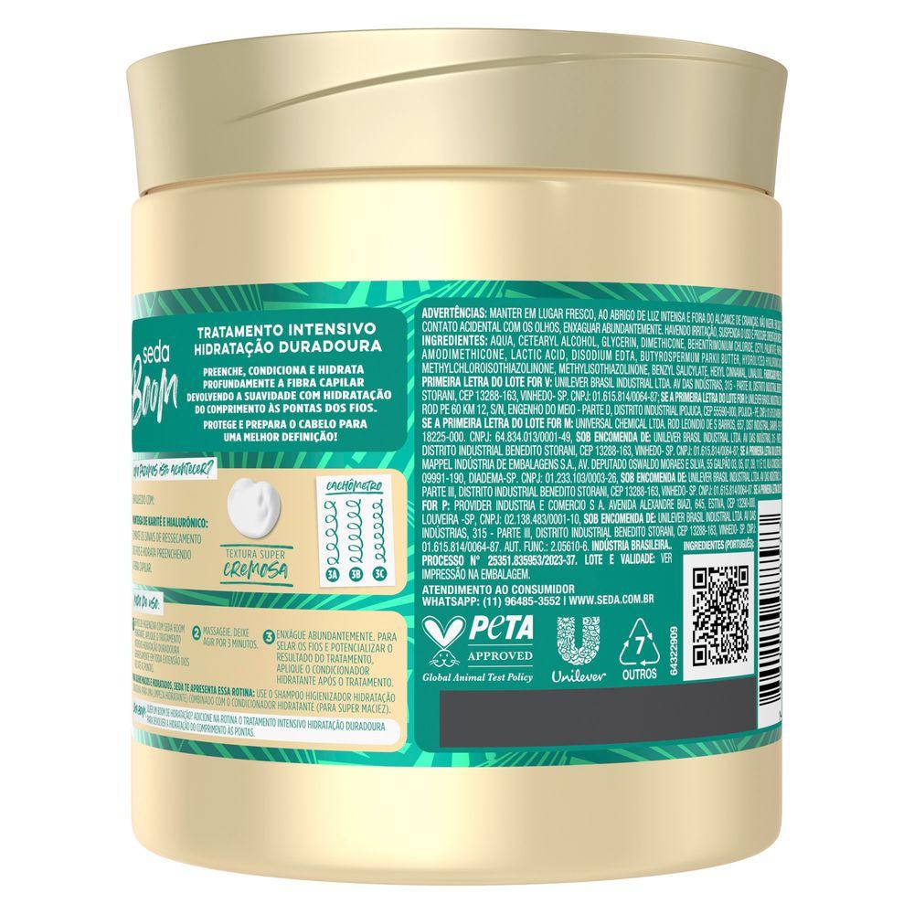 Mascara de Tratamento Seda Boom Hidratação Profunda dos Fios 500 g - 3