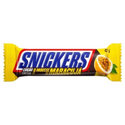 Chocolate Snickers Sabor Mousse de Maracujá 42g