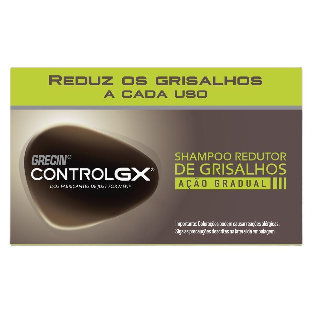 Shampoo Grecin Control GX Redutor de Grisalhos 118ml - 1