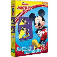Brinquedo Jogo Memória Disney Mickey 24 Peças - 1