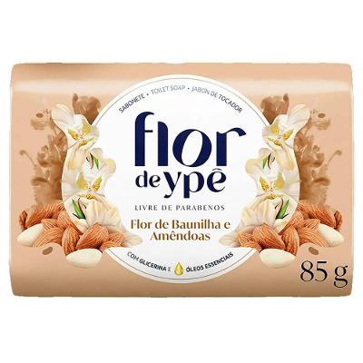 Sabonete Flor Ypê Bauniha e Amêndoas 85g