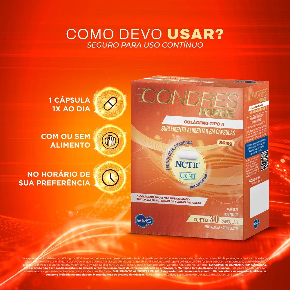 Colágeno Condres Force 30 Cápsulas - 3