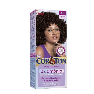 Tinta Cor e Ton Sem Amônia 3.0 Castanho Escuro