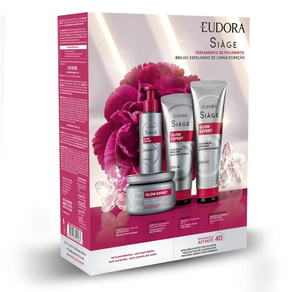 Shampoo Siàge Glow Expert 250ml + Condicionador 125ml - 3