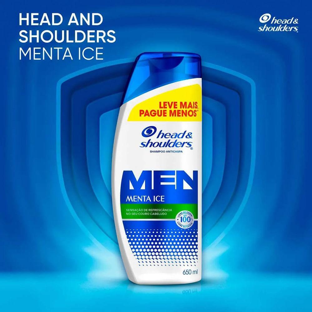 Shampoo Anticaspa Head & Shoulders Menta Ice 650ml - 2