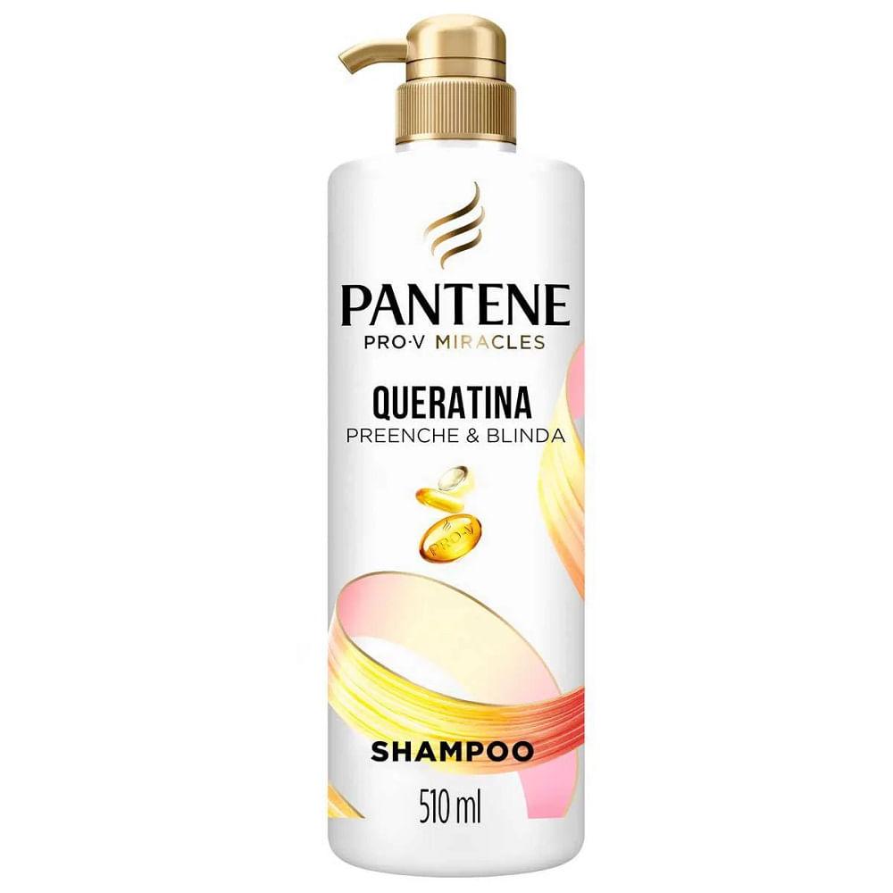 Shampoo Pantene Pro-V Miracles Queratina Preenche & Blinda 510ml - 1