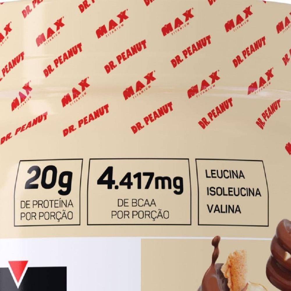 Whey Protein Dr Peanut 100% - Max Titanium Bueníssimo 900g - 4