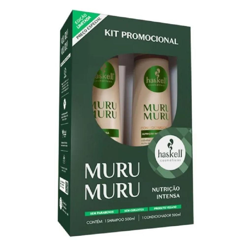 Shampoo Muru Muru Haskell 500ml + Condicionador 500ml - 1