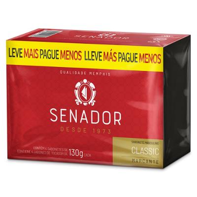 Sabonete Senador Classic 4 Unidades