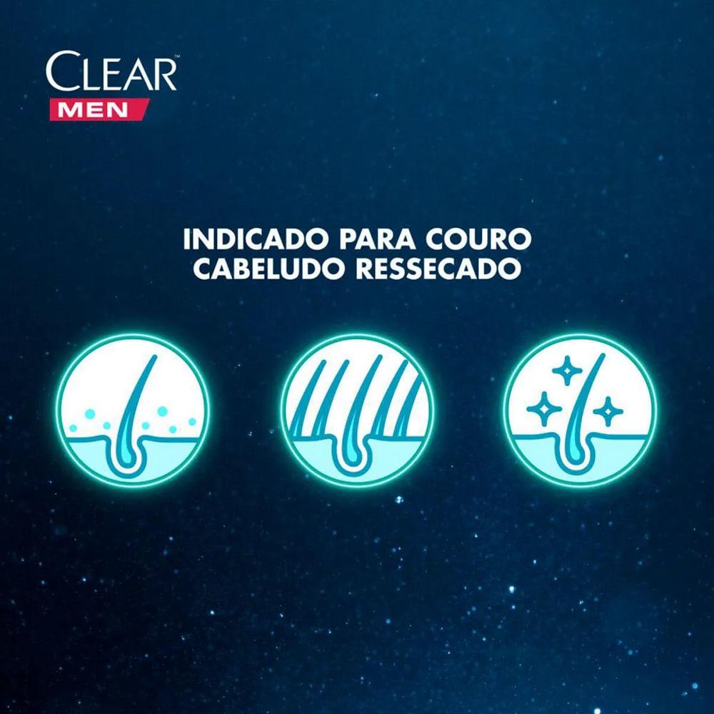 Shampoo Anticaspa Clear Men Limpeza Diária 2 Em 1 - 400ml - 7
