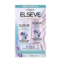 Shampoo Elseve Pure Hialurônico 375ml com Condicionador 170ml - 1
