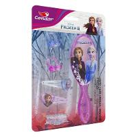 Kit Escova Cabelo Condor Frozen 2 com Acessórios - 2