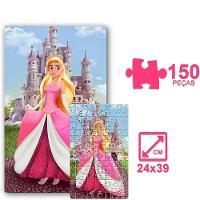Quebra-cabeça Pais e Filhos Infantil Princesas 150 Peças - 3