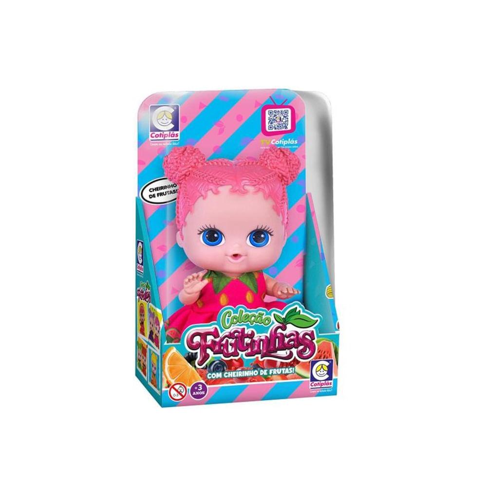 Boneca Bebê Frutinhas Cotiplás Cheirinho de Goiaba - 1