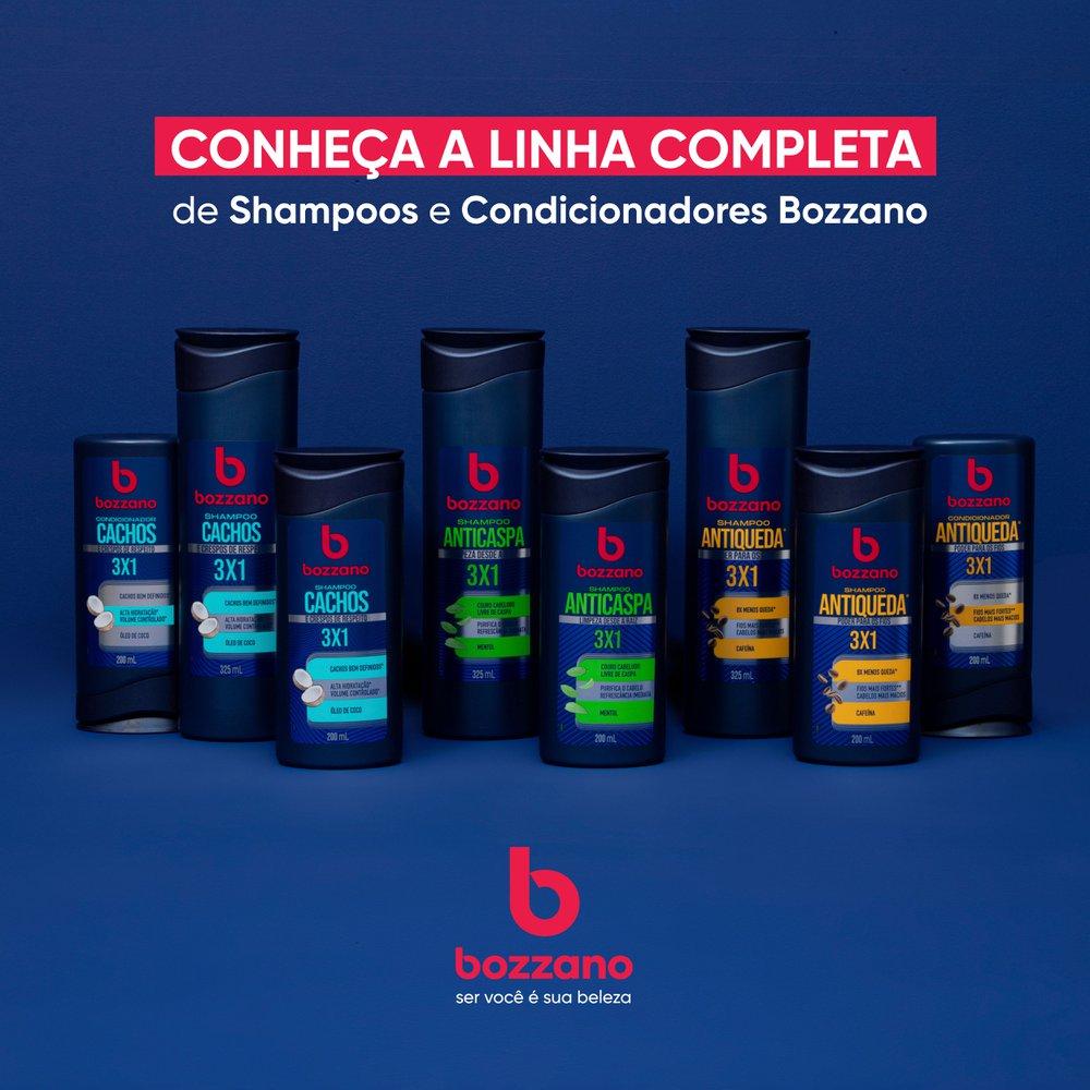 Shampoo Bozzano Antiqueda 3 em 1 325ml - 6