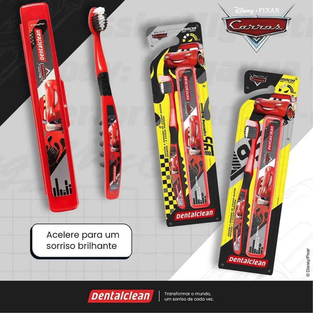 Escova Dental Infantil Escolar DentalClean Carros - Sortido - 1