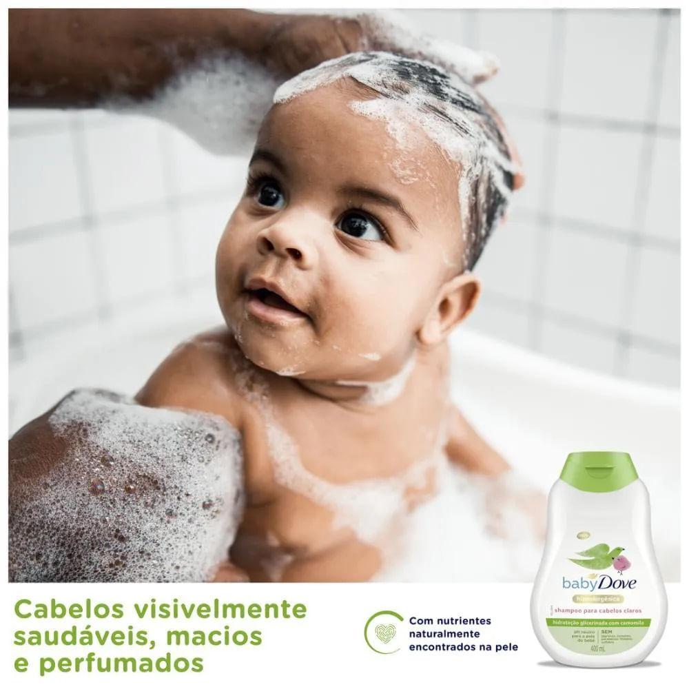 Shampoo Dove Baby Hidratação Glicerinada Com Camomila 400ml - 5