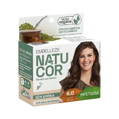 Tinta de Cabelo Natucor Louro Escuro 6.0 12g
